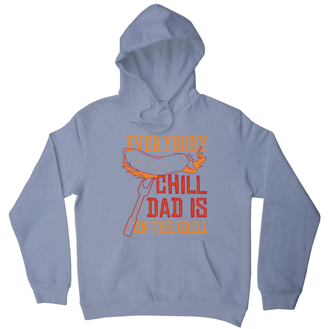 Grill dad hoodie Grey