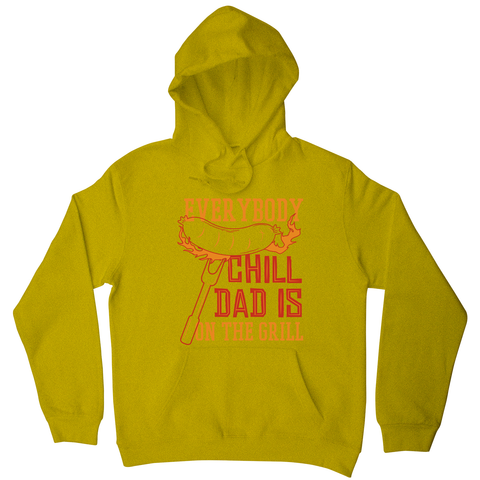 Grill dad hoodie Yellow