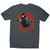 Guns llama men's t-shirt Charcoal