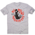 Guns llama men's t-shirt Grey