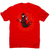 Guns llama men's t-shirt Red
