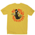 Guns llama men's t-shirt Yellow