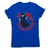 Guns llama women's t-shirt Blue