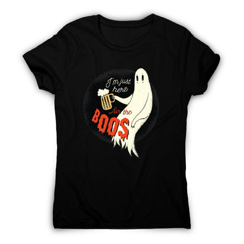 Halloween drinking ghost funny - women's t-shirt - Graphic Gear
