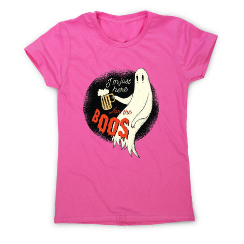 Halloween drinking ghost funny - women's t-shirt - Graphic Gear