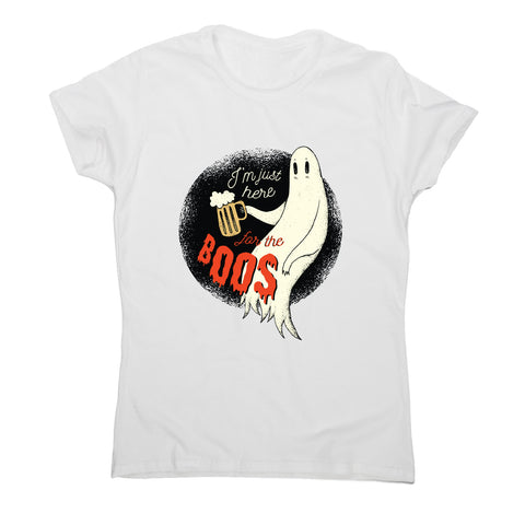 Halloween drinking ghost funny - women's t-shirt - Graphic Gear