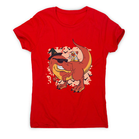 Halloween pug and dinosaur - funny halloween women's t-shirt - Graphic Gear