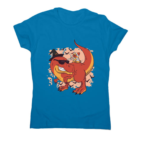 Halloween pug and dinosaur - funny halloween women's t-shirt - Graphic Gear