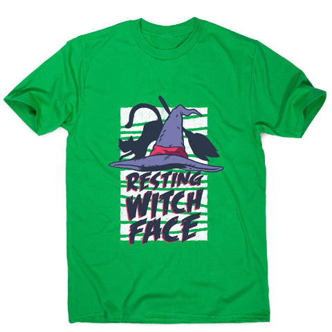 Halloween resting witch face - men's t-shirt - Graphic Gear