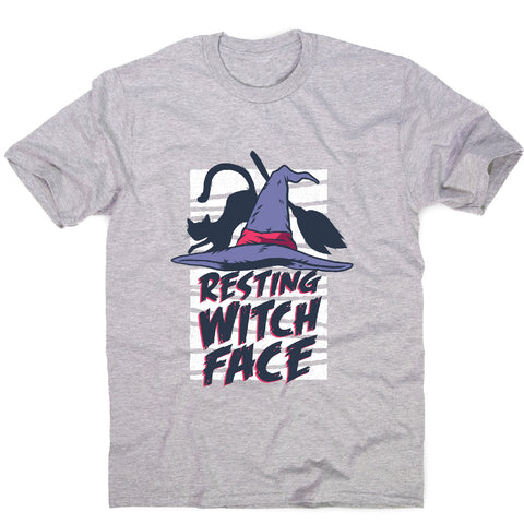 Halloween resting witch face - men's t-shirt - Graphic Gear