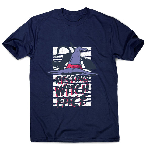 Halloween resting witch face - men's t-shirt - Graphic Gear