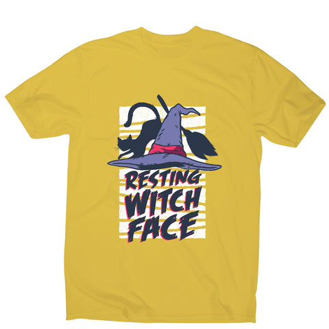 Halloween resting witch face - men's t-shirt - Graphic Gear