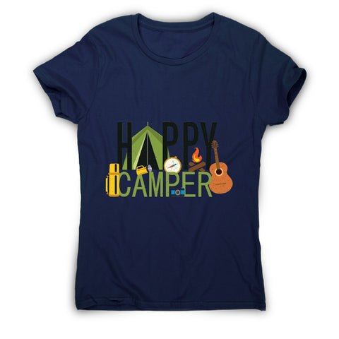 Happy camper - outdoor camping women's t-shirt - Graphic Gear