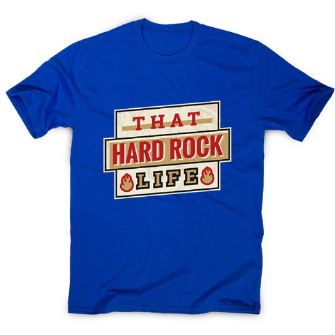 Hard rock life - men's music festival t-shirt - Graphic Gear