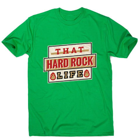 Hard rock life - men's music festival t-shirt - Graphic Gear