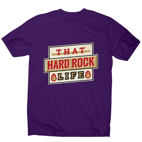 Hard rock life - men's music festival t-shirt - Graphic Gear