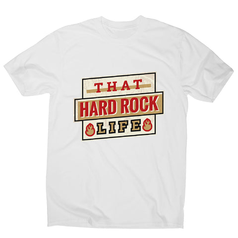 Hard rock life - men's music festival t-shirt - Graphic Gear