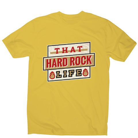 Hard rock life - men's music festival t-shirt - Graphic Gear