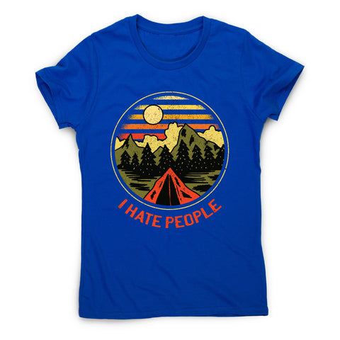 Hate people - women's funny premium t-shirt - Graphic Gear