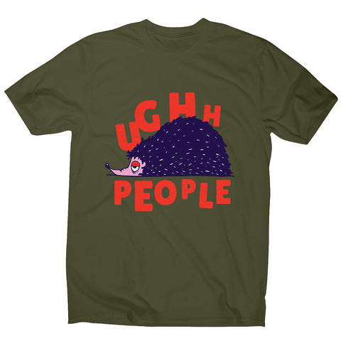 Hedgehog quote - men's funny premium t-shirt - Graphic Gear