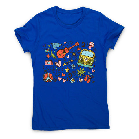 Hippie doodle - women's music festival t-shirt - Graphic Gear