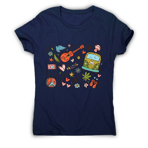 Hippie doodle - women's music festival t-shirt - Graphic Gear