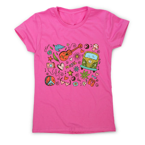 Hippie doodle - women's music festival t-shirt - Graphic Gear