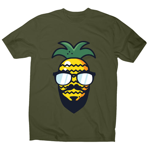 Hipster pineapple - men's funny premium t-shirt - Graphic Gear