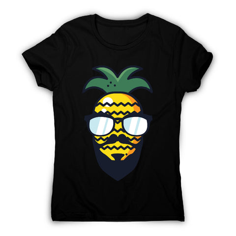 Hipster pineapple - women's funny premium t-shirt - Graphic Gear