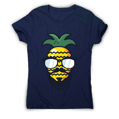 Hipster pineapple - women's funny premium t-shirt - Graphic Gear