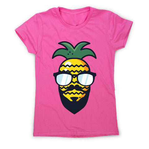 Hipster pineapple - women's funny premium t-shirt - Graphic Gear