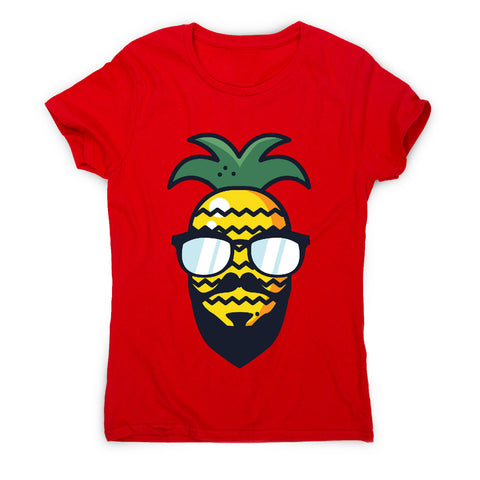 Hipster pineapple - women's funny premium t-shirt - Graphic Gear