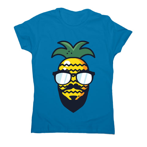 Hipster pineapple - women's funny premium t-shirt - Graphic Gear