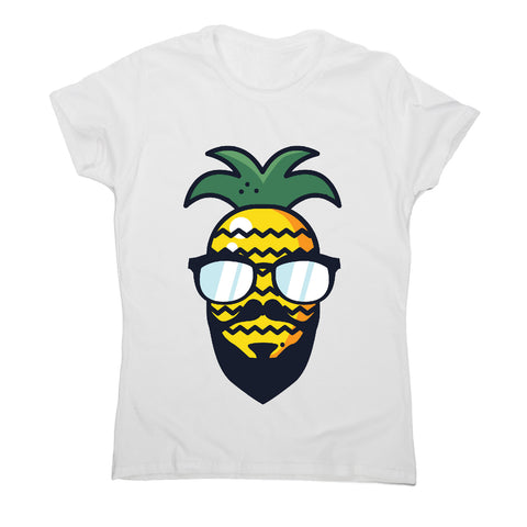 Hipster pineapple - women's funny premium t-shirt - Graphic Gear