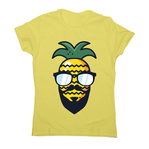 Hipster pineapple - women's funny premium t-shirt - Graphic Gear