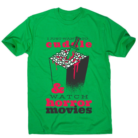 Horror movie quote - men's funny premium t-shirt - Graphic Gear