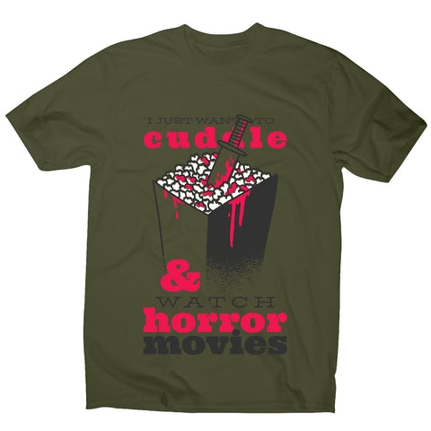 Horror movie quote - men's funny premium t-shirt - Graphic Gear