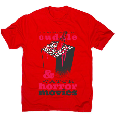 Horror movie quote - men's funny premium t-shirt - Graphic Gear