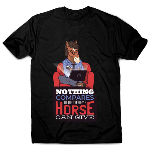 Horse therapy - men's t-shirt - Graphic Gear