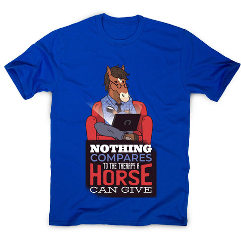 Horse therapy - men's t-shirt - Graphic Gear