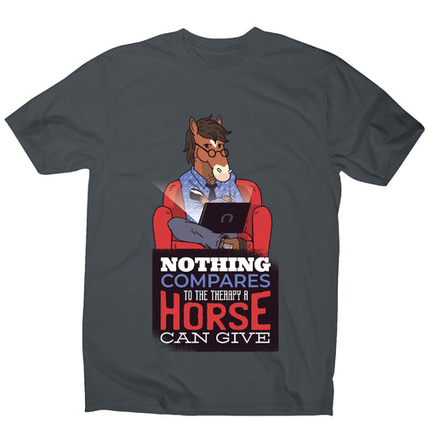 Horse therapy - men's t-shirt - Graphic Gear