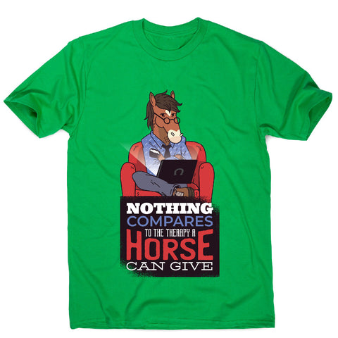 Horse therapy - men's t-shirt - Graphic Gear