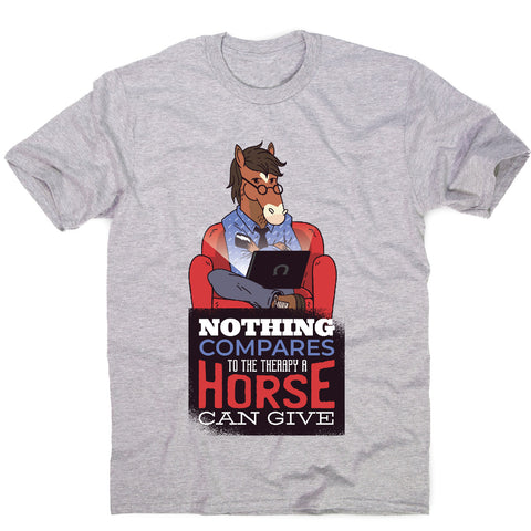 Horse therapy - men's t-shirt - Graphic Gear