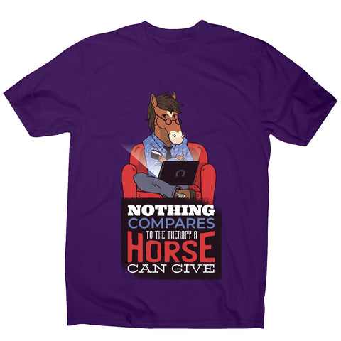 Horse therapy - men's t-shirt - Graphic Gear