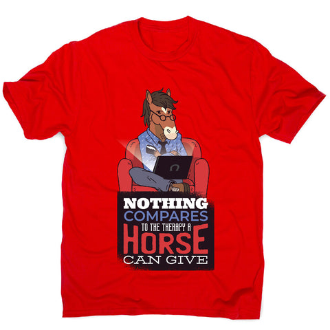 Horse therapy - men's t-shirt - Graphic Gear