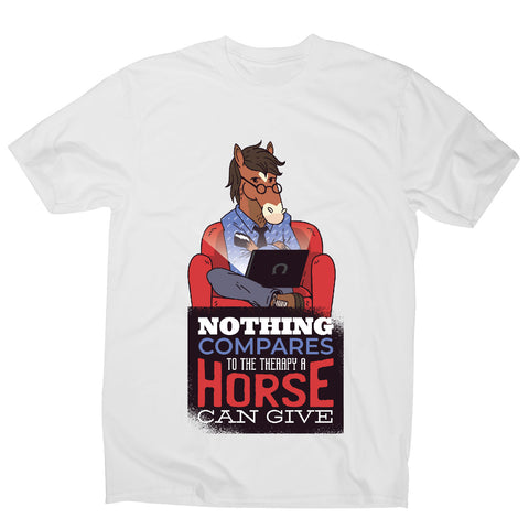 Horse therapy - men's t-shirt - Graphic Gear