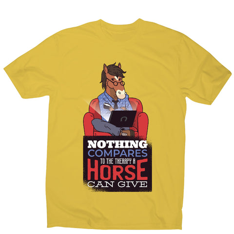 Horse therapy - men's t-shirt - Graphic Gear