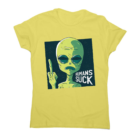 Humans suck - women's funny premium t-shirt - Graphic Gear