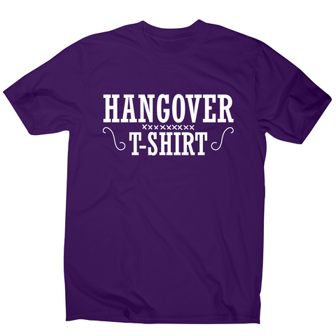 Hangover t-shirt funny awesome drinking t-shirt men's - Graphic Gear