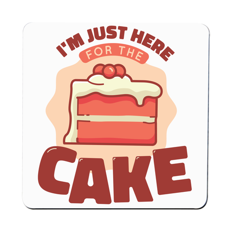 Here for the cake coaster drink mat Set of 1